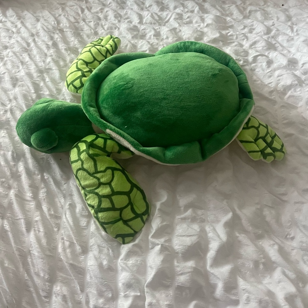 green costa rica turtle stuffed animal